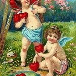 Victorian Valentine's Day Card