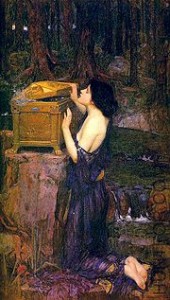 Pandora by John William Waterhouse, 1896