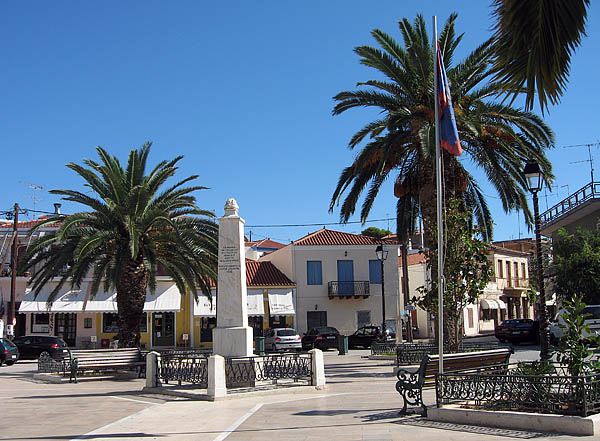 Galaxidi Town Square ©2009 Charlene Nevill